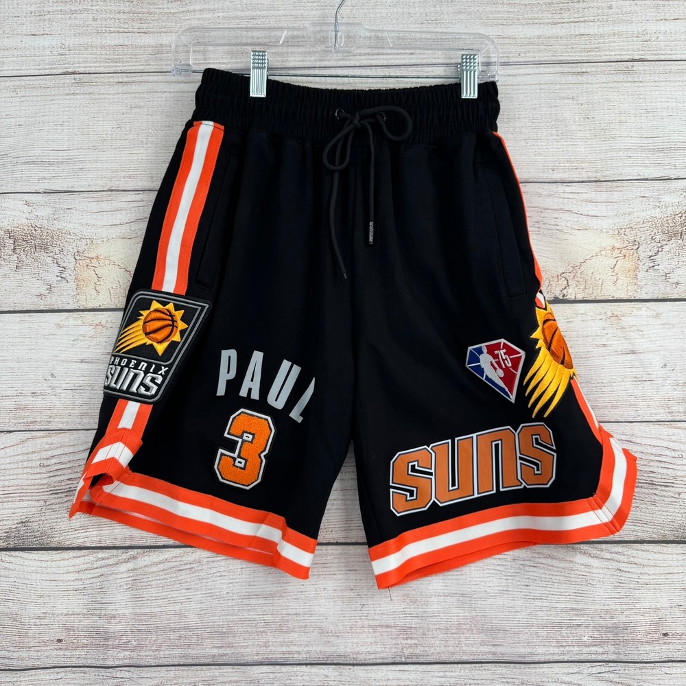 Pro Standard Phoenix Suns Shorts Mens M Black Chris Paul 3 NBA 75th Anniversary